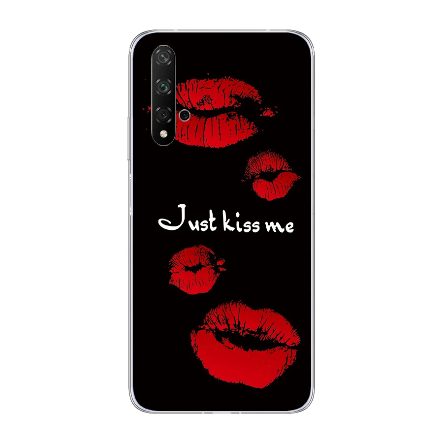 Силиконовый чехол для телефона Huawei Nova 5T мягкий креативный с рисунком TPU