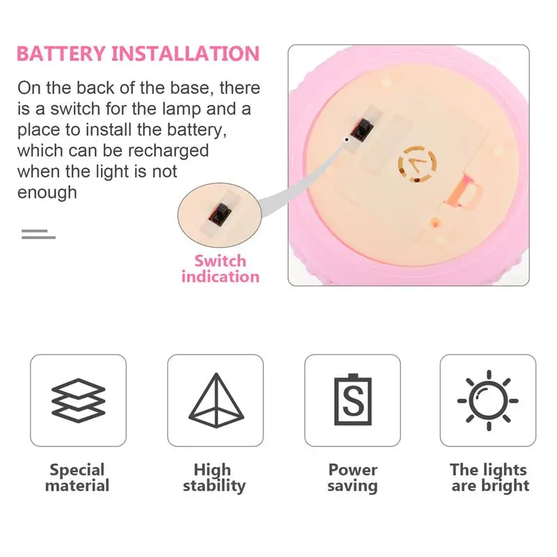 

1Pc Small Night Light Desktop Light Decorative Desktop Light Bedside Lamp for Desktop Bedside Home