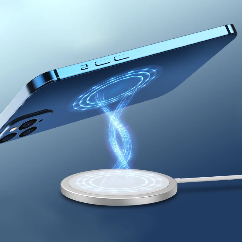 Магнитное Беспроводное зарядное устройство для iPhone 12 Pro Max магнитное 15 Вт док