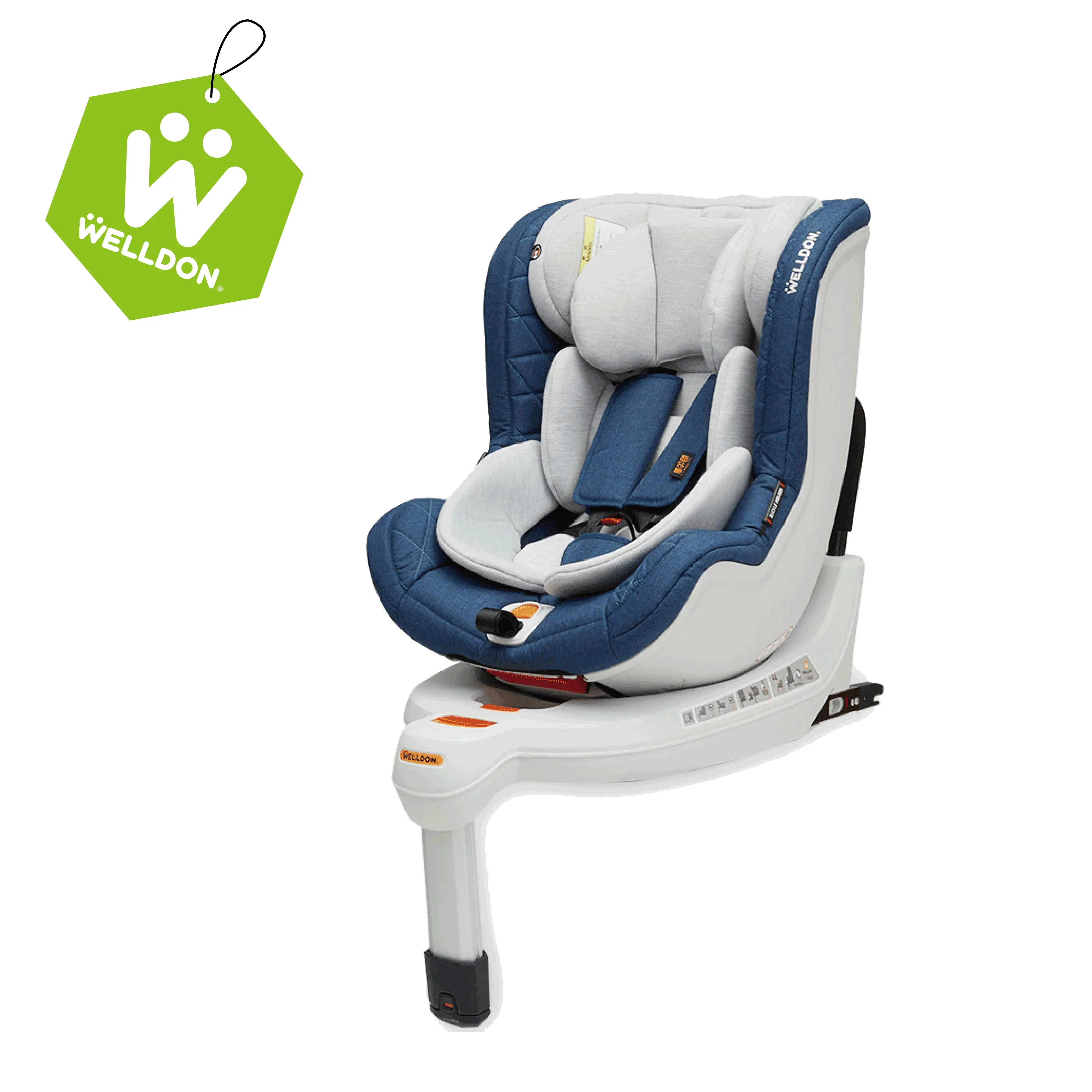 

Welldon детское автокресло для безопасности детей от 0 до 4 лет, автокресло для защиты головы, сертификация 3C ECE