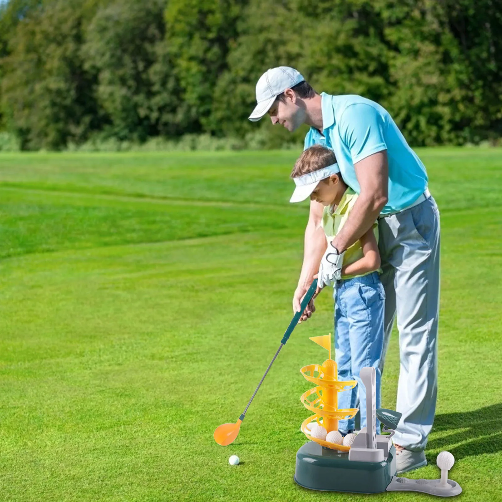

Children Toy Golf Club Toys Indoor And Outdoor Portable Parent-child Interactive Game Toys Children Outdoor Funny Sports Games