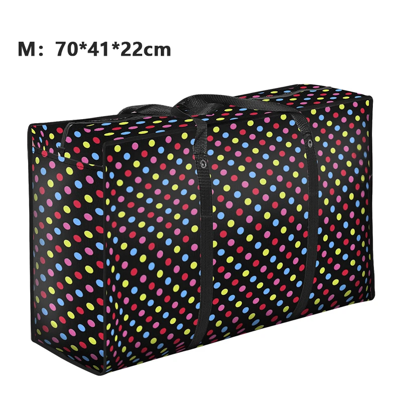 6M 70x41x22cm Большая сумка для путешествий, большая тканая сумка для путешествий, сумка для сортировки одежды из водонепроницаемой пленки, Большая вместительная сумка для доставки - Цвет: 6M 70x41x22cm