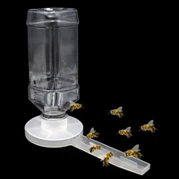 20pcs round bees drinking feeder beekeeping entrance feeder plastic bees water bowl cup drinkers feeding beekeeper tool supplies