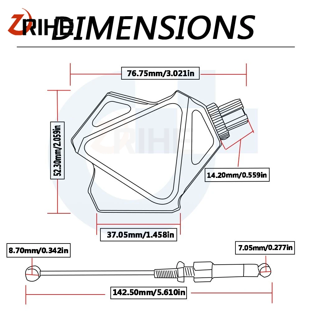 

For Honda CRF1000L AFRICA TWIN 2015-2018 Motorcycle Stunt Clutch Lever Easy Pull Cable System CNC Aluminum Dritbike Easy System