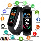 Оригинал Xiaomi 2021 Новинка M6 Смарт-часы для мужчин и женщин Bluetooth Смарт-часы пульсометр фитнес-трекер спортивный браслет для Apple Xiaomi часы