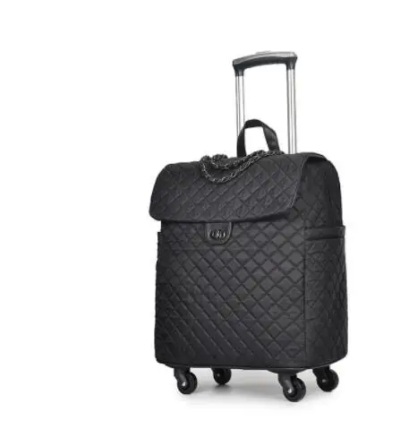 rolling luggage bag for woman Brand Women Wheeled Luggage bag Cabin travel Trolley Bags on wheels  Trolley Suitcase wheeled Bags