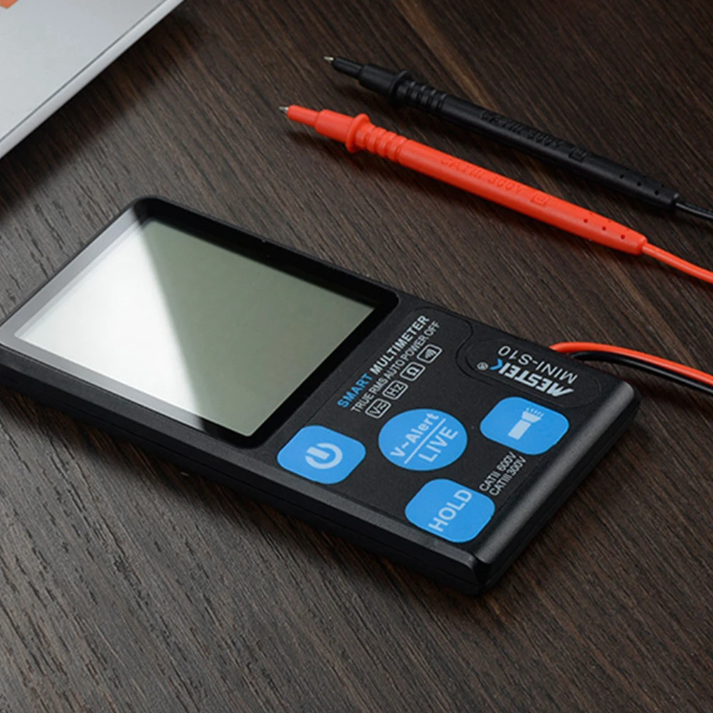 Цифровой смарт-мультиметр MESTEK измеритель напряжения и сопротивления с большим