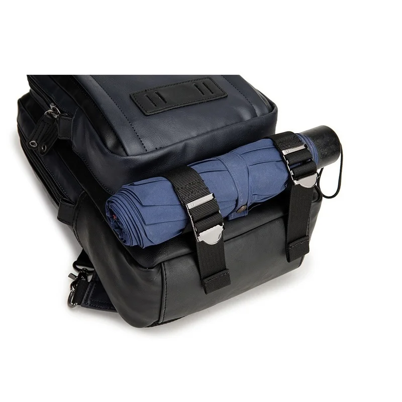 2021 New Fashion Shoulder Bags Men Luxury PU Leather Multifunction Male Bag Large Capacity Chest Bag Mens Travel Handbag Bags