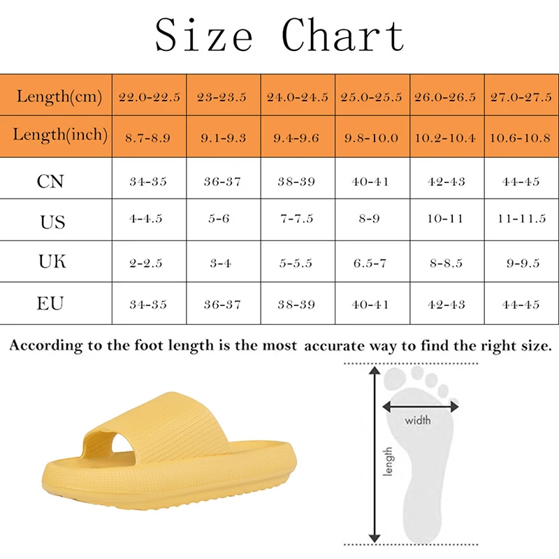 

2021 Women's Thick Platform Slippers Summer Beach Eva Soft Sole Slide Sandals Leisure Men Ladies Indoor Bathroom Anti-slip Shoes