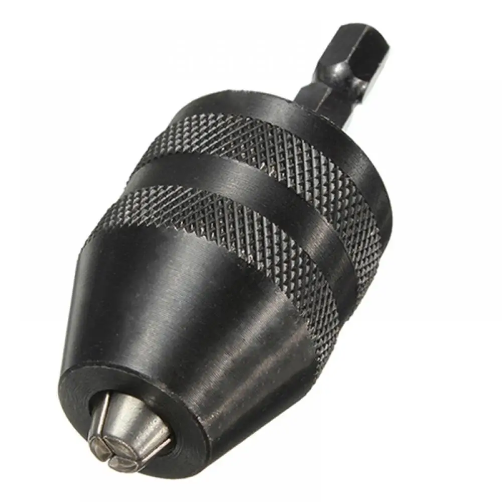 

Keyless Shaft Chuck Clamp 0.3-3.4mm Electric Motor Shaft Mini Chuck Fixture 1/4 ''Hex Shank Drill Bit Tool Drill Chuck Adapter