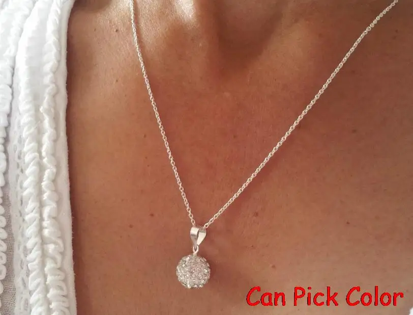 Заводская цена! Смешанные модные стразы посеребренные мужские диско шар CZ Кулон