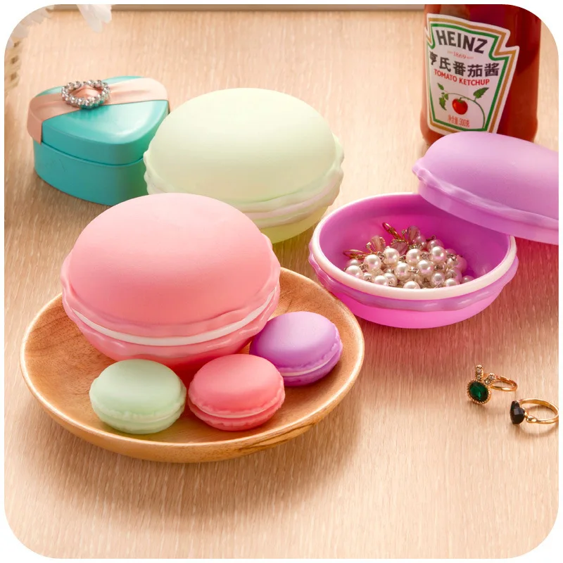 Lhs Macaron коробка для ювелирных изделий мини коробка для ювелирных изделий Пластиковая маленькая коробка для хранения лекарств