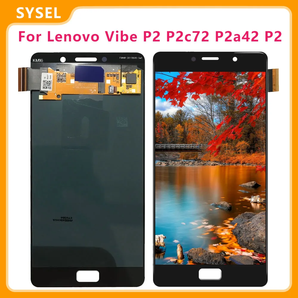 ЖК дисплей с сенсорным экраном и дигитайзером в сборе для Lenovo Vibe P2 P2c72 P2a42