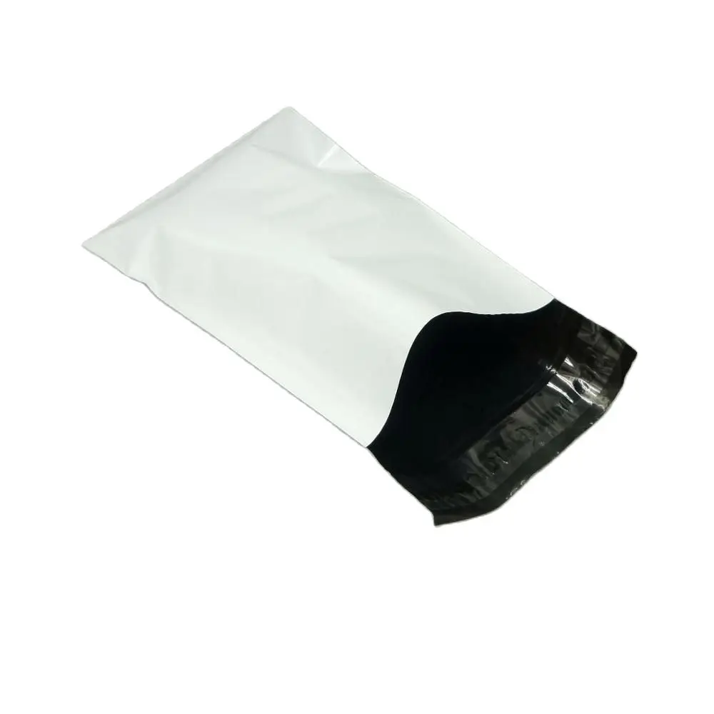 Белые полиэтиленовые пакеты с логотипом на заказ 100х маленькие пластиковые