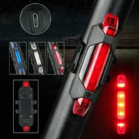 new waterproof bicycle rear light portable led usb rechargeable tail light for mtb road bike lamp ultralight bicycle accessories