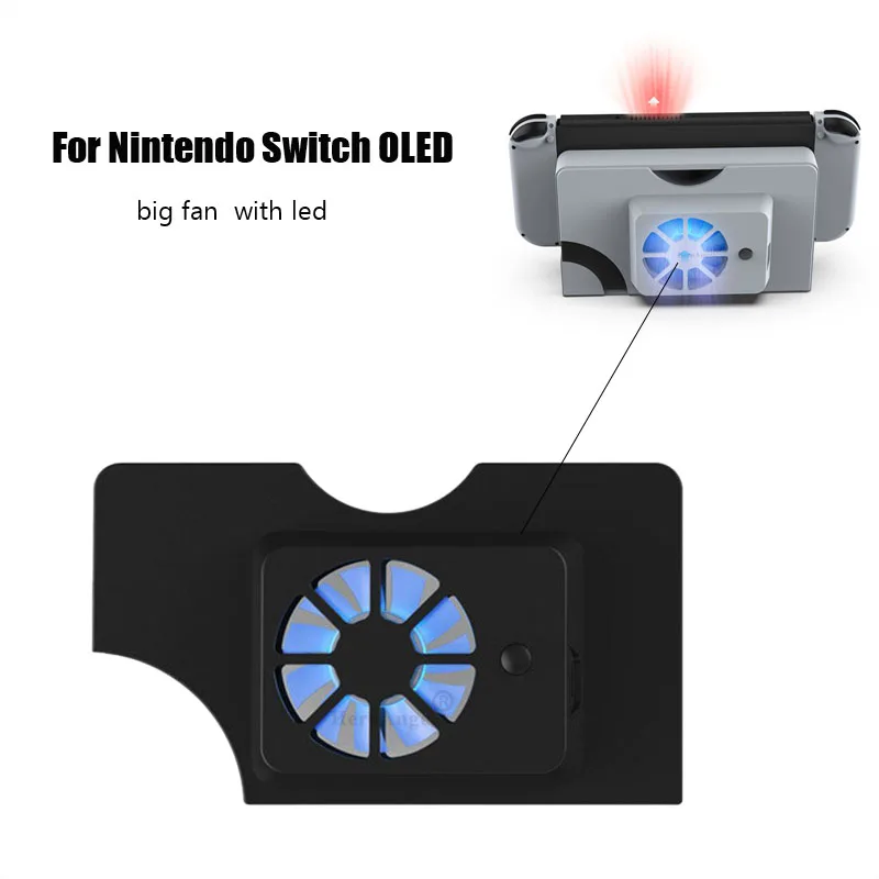 

Подставка для игровой консоли Nintendo Switch, оригинальный охлаждающий USB-вентилятор для Nintendo Switch OLED
