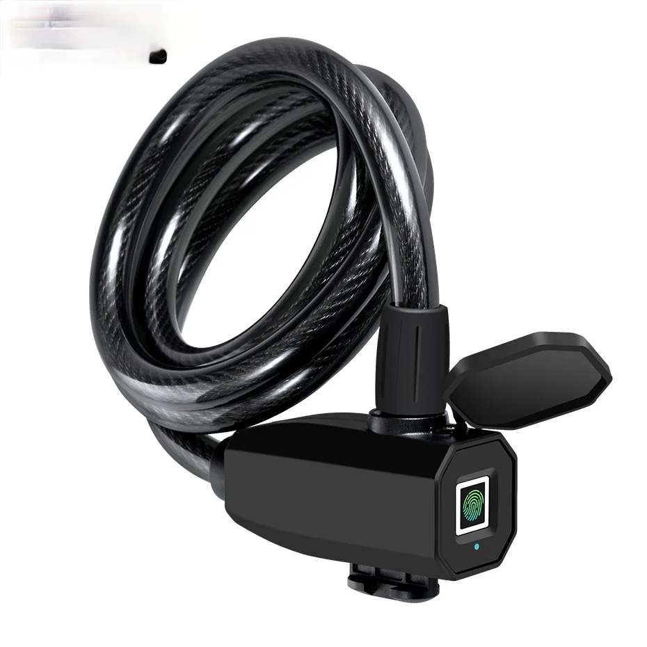 

Stainless Steel Fingerprint Lock Waterproof Anti-thief Smart Security Fingerprint Integrated Lock For Mountain Bike Door