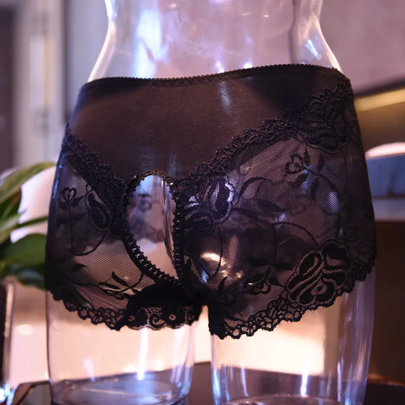 Кружевные сексуальные мужские стринги u образный выпуклая сумка g прозрачные с