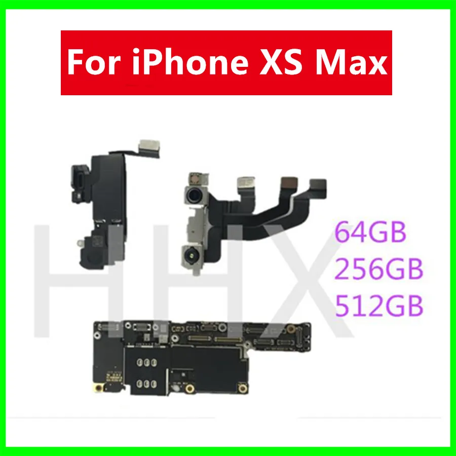 Материнская плата для iPhone XS Max 6,5 дюймов материнская плата для iPhone XS Max с/без лица ID разблокированная материнская плата полная рабочая