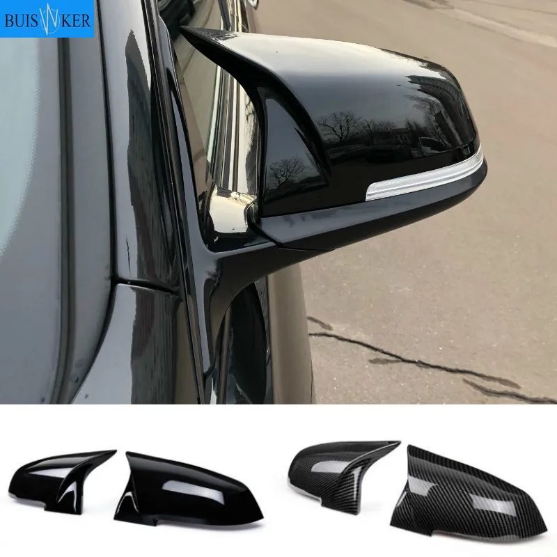 

For BMW 1 2 3 4 X Series Rear View Side Mirror Cover F20 F21 F22 F23 F30 F32 F36 X1 E84 F87 M2 Carbon fiber pattern Accessories