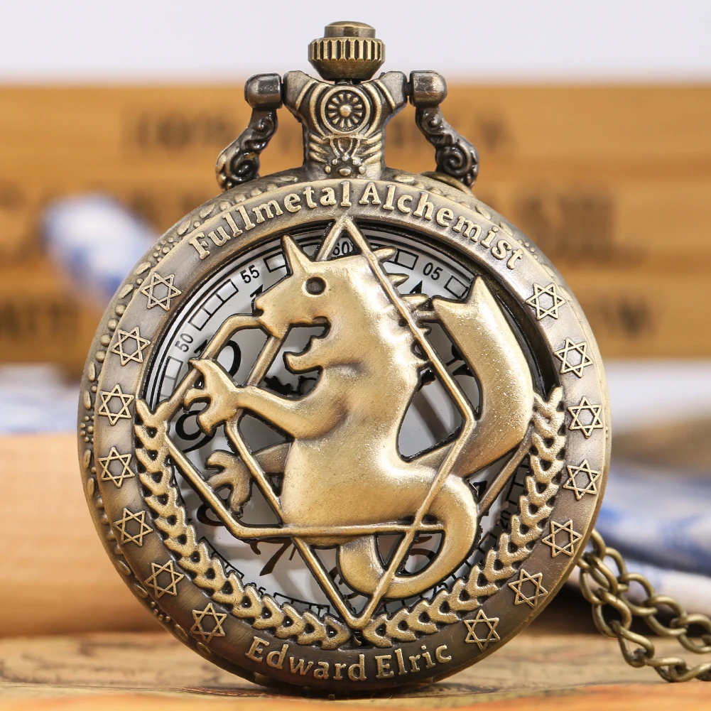 Fashion Retro Watch Pendant Men's Quartz Pocket Watch Necklace Fob Clock High Grade Gifts Sets