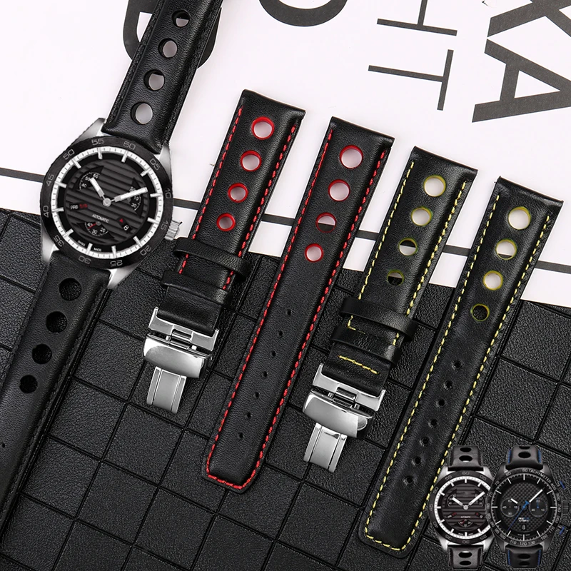 Кожаный ремешок для часов 20 мм 1853 Tissot T91 racing sports series prs516 t044 кожаный деловой мужской