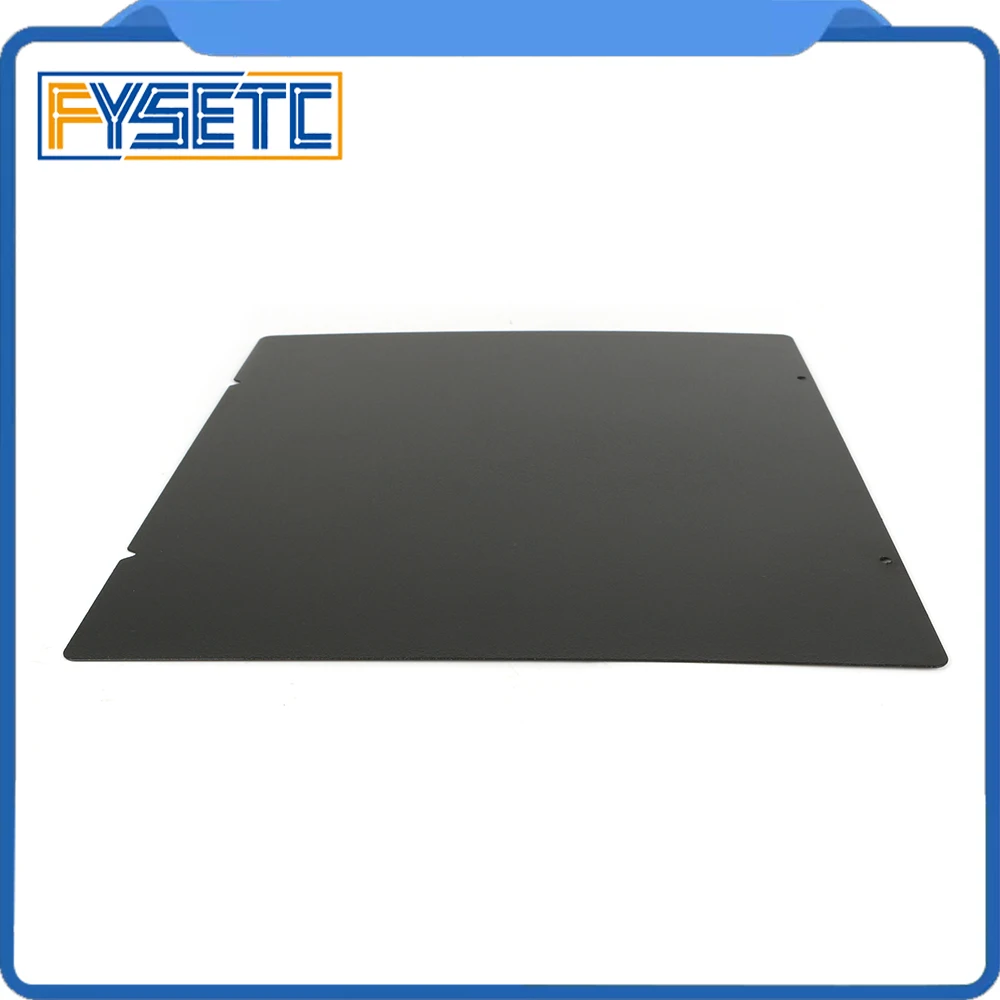 Черная двухсторонняя текстурированная пластина PEI с порошковым покрытием 310x310 мм