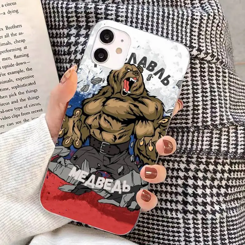 

Russia Russian Flags Poccnr Emblem Phone Case for iPhone 8 7 6S Plus X 5S SE 2020 XR 11 12 mini pro XS MAX