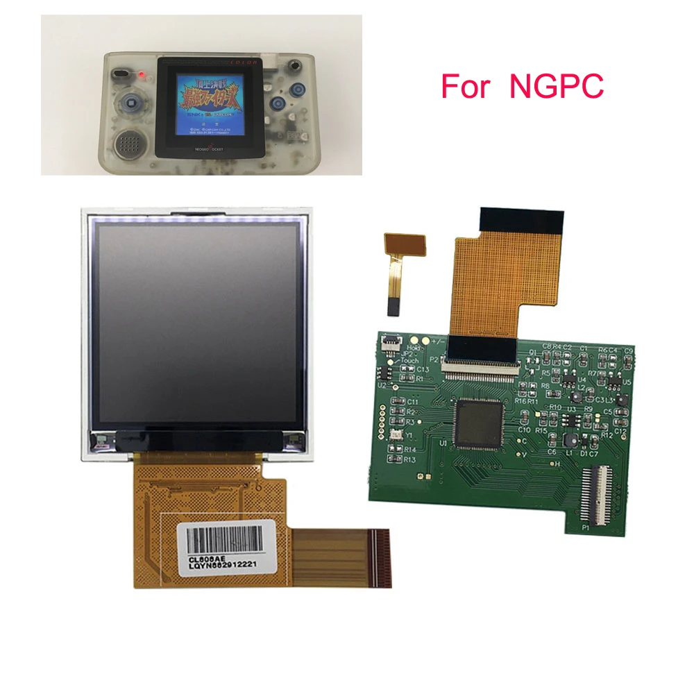 Комплект для модификации ЖК-экрана, Сменный Набор для nintendo GBP, консоль gbc, ЖК-экран для SNK, NGPC, аксессуары для геймпада - Цвет: For NGPC