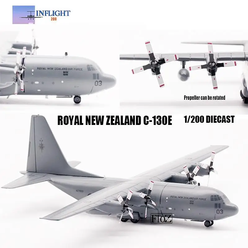 Королевская Новая Зеландия C-130E самолет 1/200 литой модель самолета Inflight |