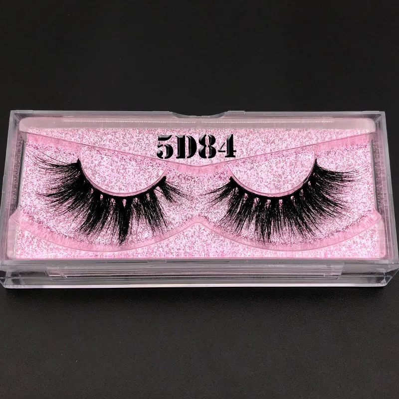 5D84 Mikiwi 5d lashes 3D норковые ресницы розовое золото блестящий чехол коробка с собственным логотипом для оптового заказа whalesale - Цвет: 5D84