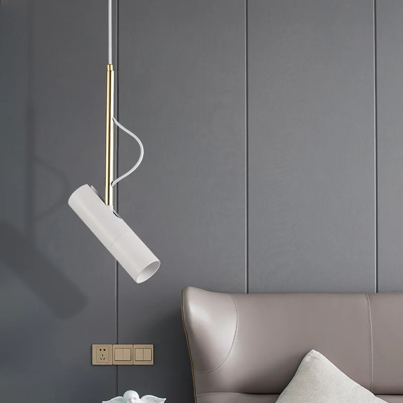 LukLoy Modern LED Pendant Light Bedside Hanging Lamp Spotlights Bedroom Rotatable Spot Suspension Lighting | Лампы и освещение