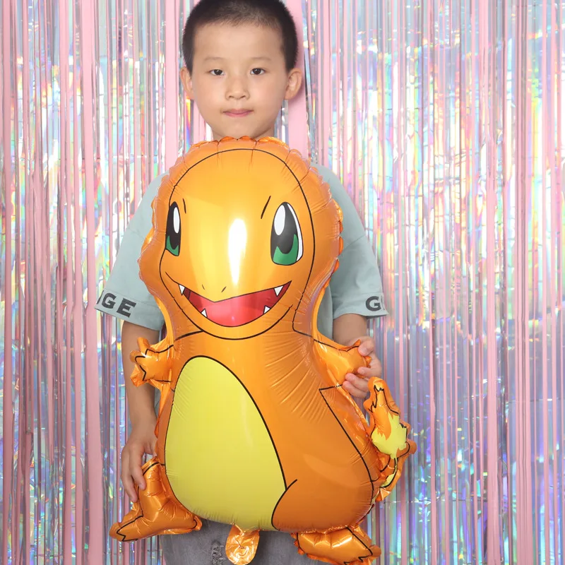 Воздушные шары в виде покемонов Пикачу чармандер Сквиртл Бульбазавр персонаж из