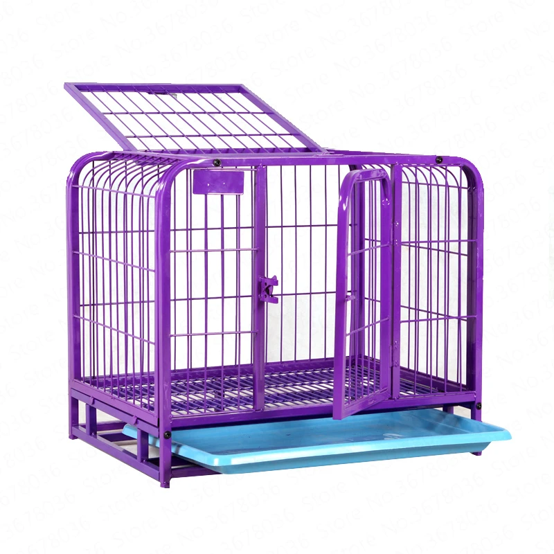 

Clearance Dog Cage Small Dog Medium Cage Square Tube Cage Dog Teddy Golden Maosamo Dog Cage