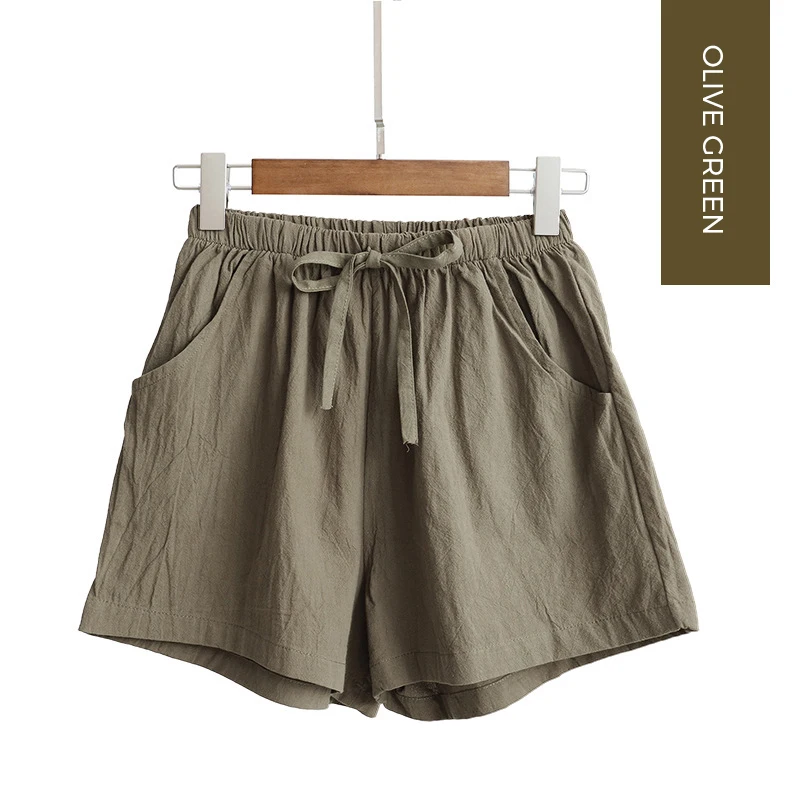 

GrBreezing Women Shorts Summer Sports Cotton Shorts Loose Cute Short Pants Female Spring Clothes for Teenage Girls Active Wear