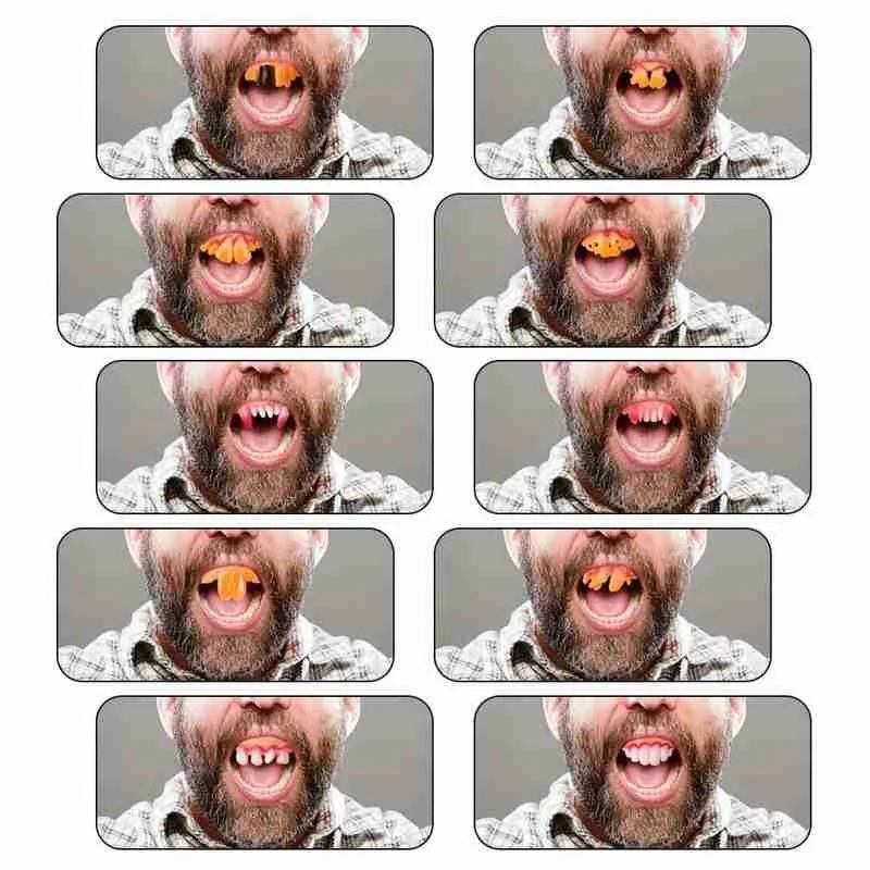 21 стиль Хэллоуин зубные протезы Смешные шалости шокер Новинка Реквизит гаджеты