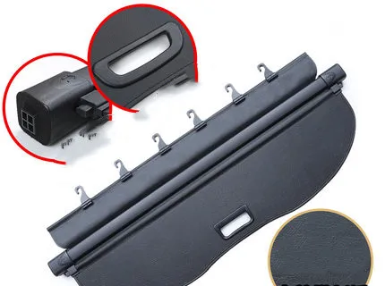 

Rear Cargo Cover For Jeep Wrangler privacy Trunk Screen Security Shield shade Car Accessories