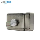 Jeatone электронный дверной замок для видеодомофона, поддержка видеодомофона, дистанционная разблокировка домашней двери, система контроля доступа