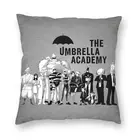Только после того, как Зонт Академии супергерой аниме-Подушка Чехлы диван дома декоративные ТВ серии квадратная декоративная наволочка для подушки 40x40
