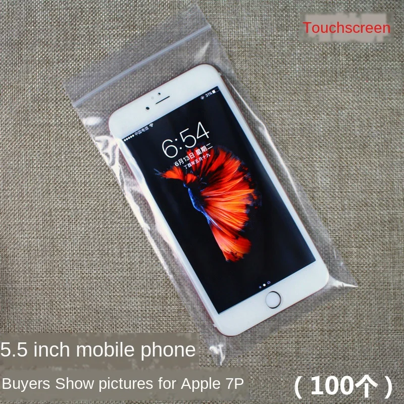 

Ziplock Bag Thickened 10X20 Transparent Sealing Envelope Bag Plastic Food Bags Mobile Phone Mask Dust Bag