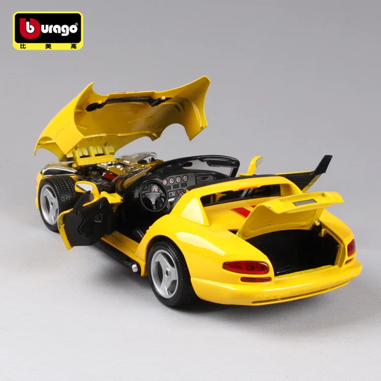 Bburago 1:18 Dodge VIPER RT автомобиль сплав модель автомобиля моделирование автомобиля украшение коллекция Подарочная игрушка Литье под давлением модель игрушка для мальчиков