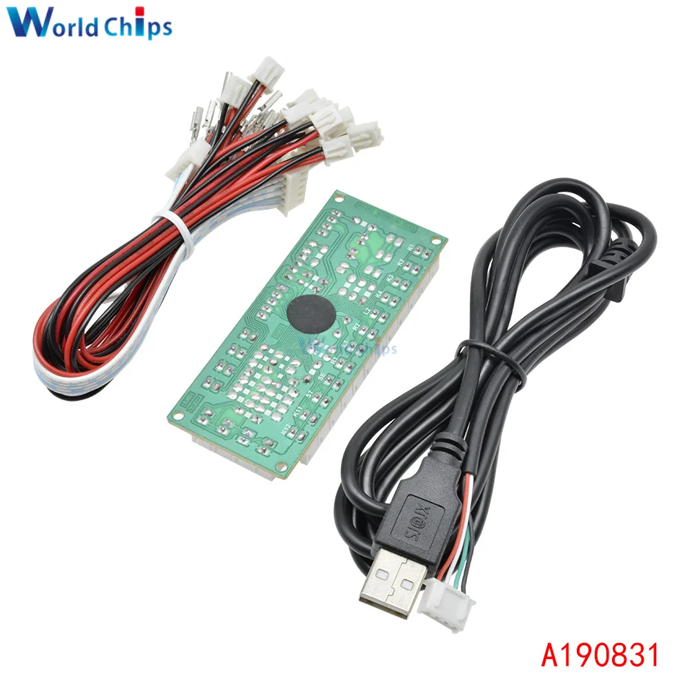 Аркадный USB-кодировщик с нулевой задержкой ПК для джойстика кнопки проводные