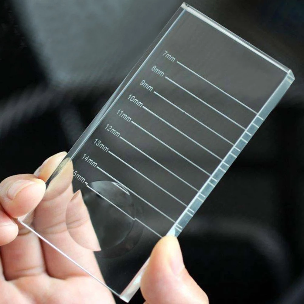 Портативный стеклянный держатель для клея наращивания накладных ресниц