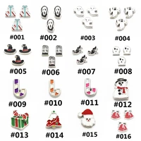 hot selling 12pcslot hallowmas charms christmas floating charms for floating memory charms lockets diy jewelry