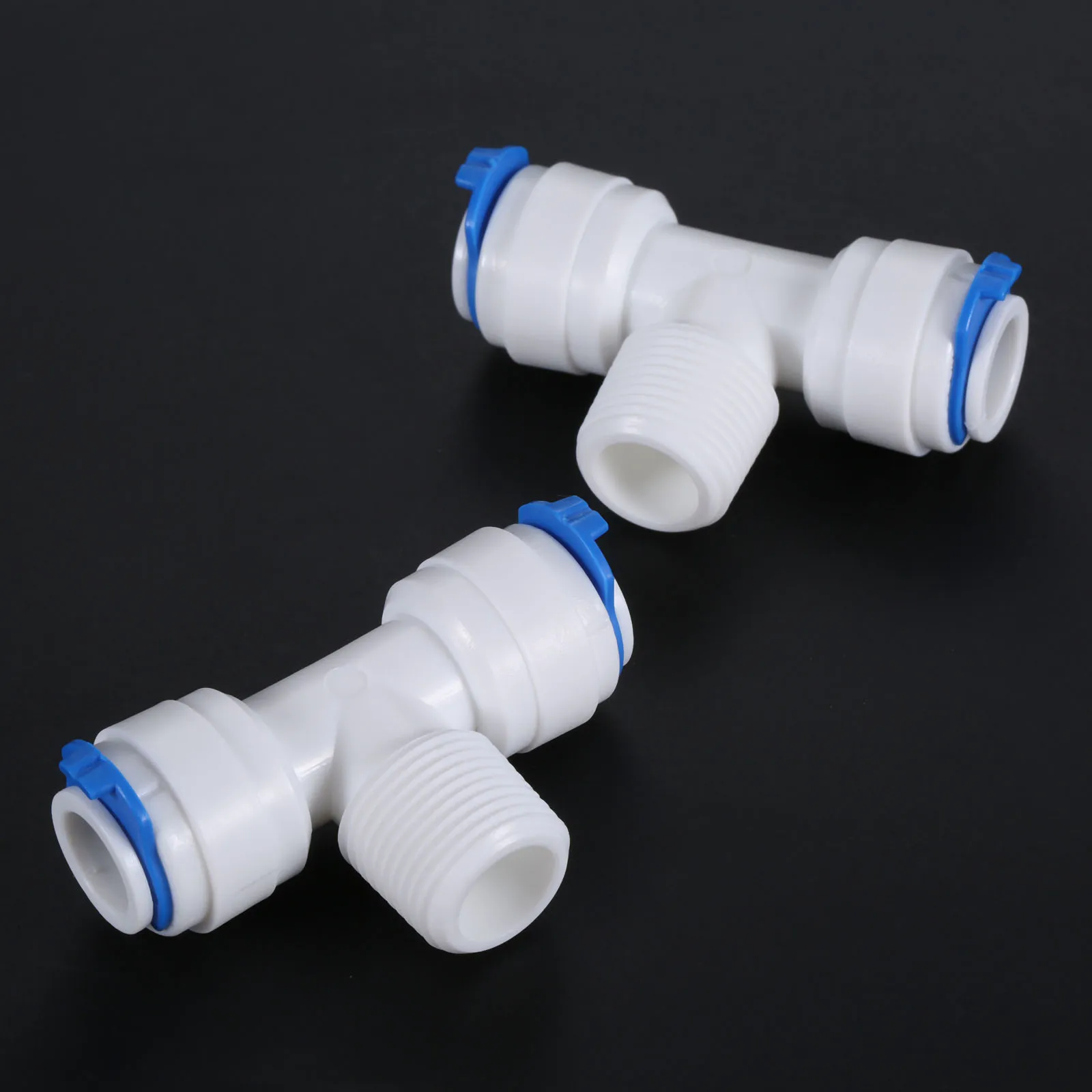 2 шт. Т-образный тройник 3/8 дюйма с наружным диаметром для системы обратного