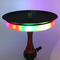 shisha hookah led multicolor lights with battery chicha accessories for clubktvbarparty recharge light water smoking pipe