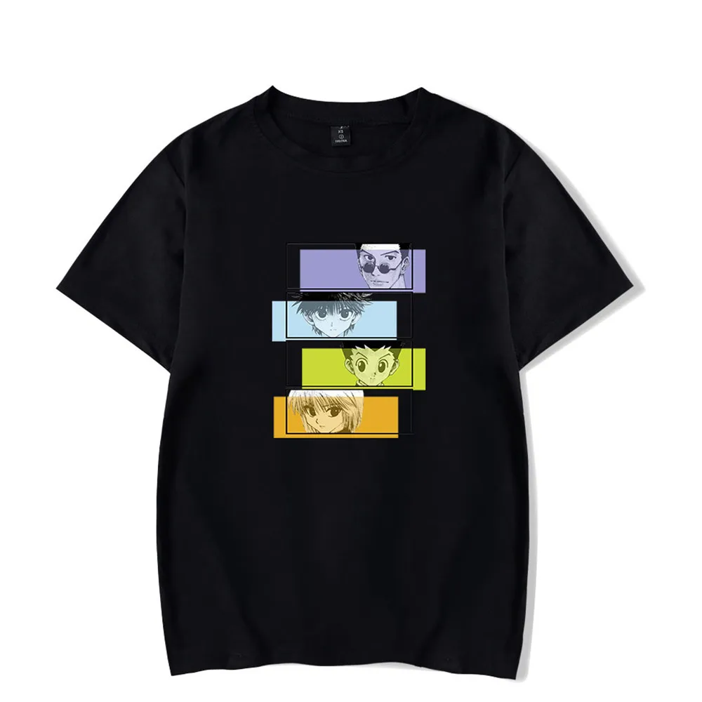 

Hunter X Hunter T Shirt Tops Kawaii HxH Men Women Tshirt Killua Zoldyck Tops Crew Neck Loose Anime Manga Tee Clothes