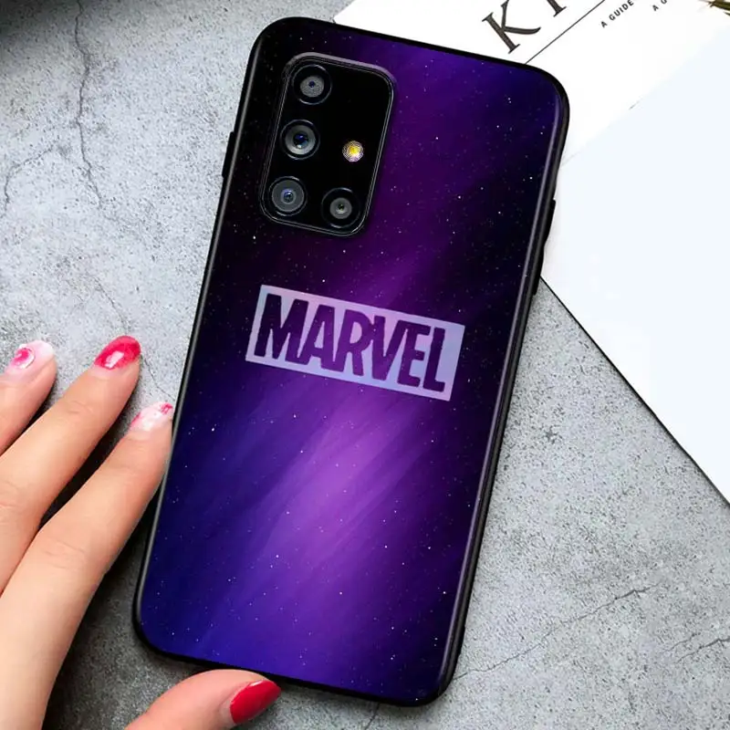 Чехол для телефона с логотипом Marvel мстители Samsung Galaxy A72 A71 A52 A51 A91 A81 A32 A22 A21 A01 A02 4G |