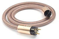 new hi end schuko power cord eu power plug cable hifi ac mains power cable schuko power iine cd amplifier amp