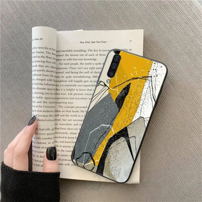 

Colorful stone texture art Phone Case For Samsung galaxy S 9 10 20 A 10 21 30 31 40 50 51 71 s note 20 j 4 2018 plus